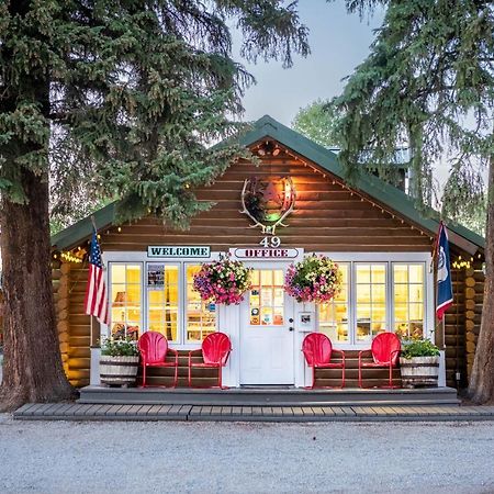 Log Cabin Motel Pinedale Exterior foto